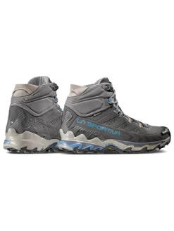 Skórzane buty turystyczne "Ultra Raptor II Mid GTX" w kolorze szarym