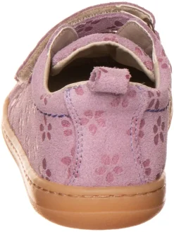 Skórzane buty w kolorze fioletowym do chodzenia na boso