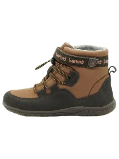 Skórzane buty w kolorze jasnobrązowym do chodzenia na boso