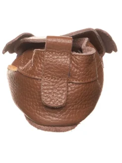 Skórzane buty w kolorze jasnobrązowym do raczkowania