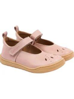 Skórzane buty w kolorze jasnoróżowym do chodzenia na boso