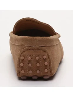 Skórzane mokasyny "Cole" w kolorze jasnobrązowym