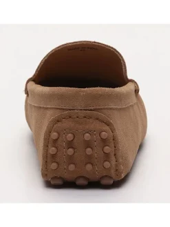 Skórzane mokasyny "Lenny" w kolorze jasnobrązowym