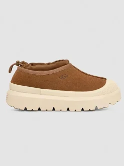 Skórzane slippersy