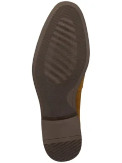 Skórzane slippersy w kolorze brązowym