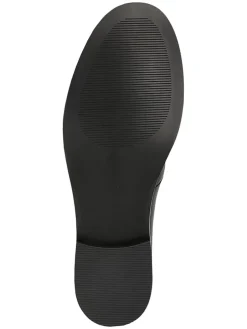 Skórzane slippersy w kolorze czarnym