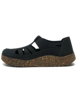 Skórzane slippersy w kolorze czarnym