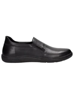Skórzane slippersy w kolorze czarnym