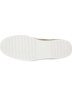 Skórzane slippersy w kolorze granatowym