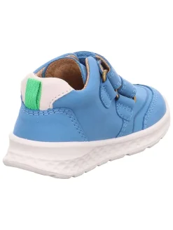 Skórzane sneakersy "Breeze" w kolorze błękitnym