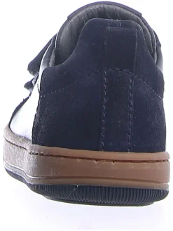 Skórzane sneakersy "Caleb" w kolorze granatowym