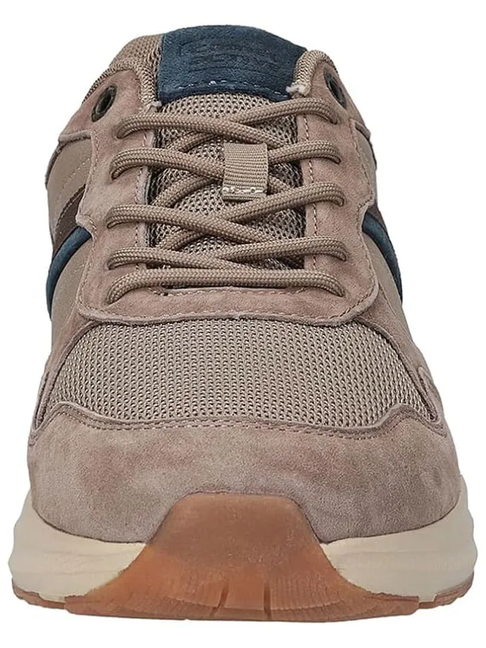 Skórzane sneakersy "Connect" w kolorze szarobrązowym