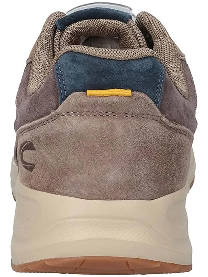 Skórzane sneakersy "Connect" w kolorze szarobrązowym