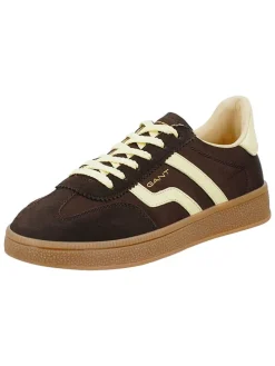 Skórzane sneakersy "Cuzima" w kolorze brązowym