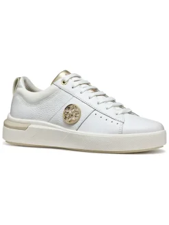 Skórzane sneakersy "Dalyla" w kolorze białym
