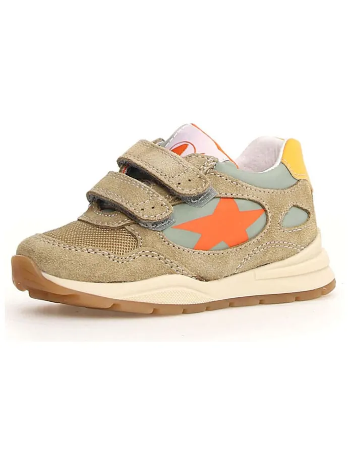 Skórzane sneakersy "Daudi" w kolorze jasnobrązowym
