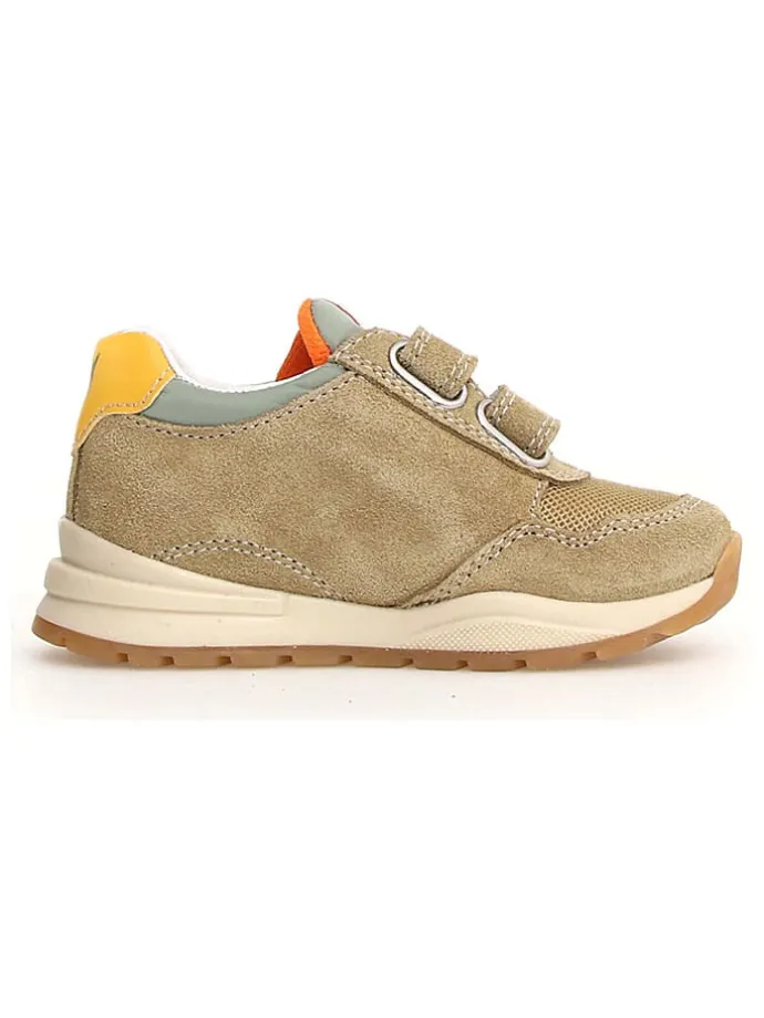 Skórzane sneakersy "Daudi" w kolorze jasnobrązowym
