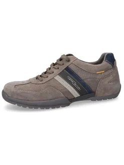 Skórzane sneakersy "Driver" w kolorze szarym