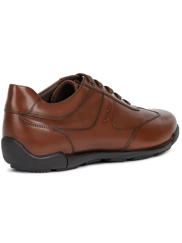 Skórzane sneakersy "Edgware" w kolorze brązowym