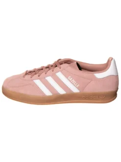 Skórzane sneakersy "Gazelle Indoor" w kolorze jasnoróżowym