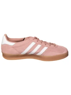 Skórzane sneakersy "Gazelle Indoor" w kolorze jasnoróżowym