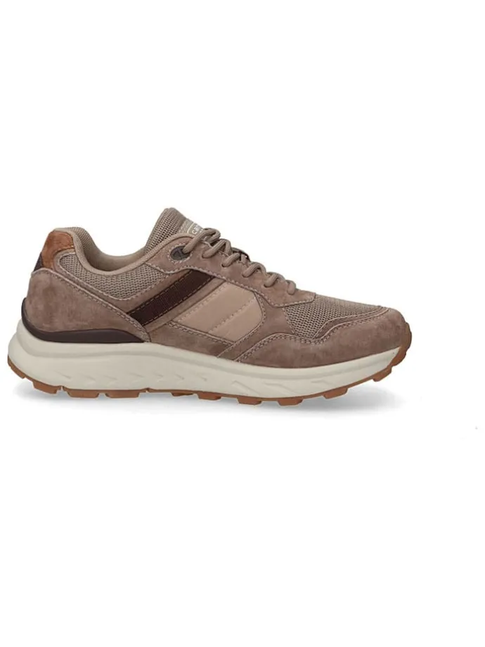 Skórzane sneakersy "George" w kolorze szarobrązowym