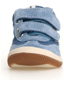 Skórzane sneakersy "Go" w kolorze niebieskim