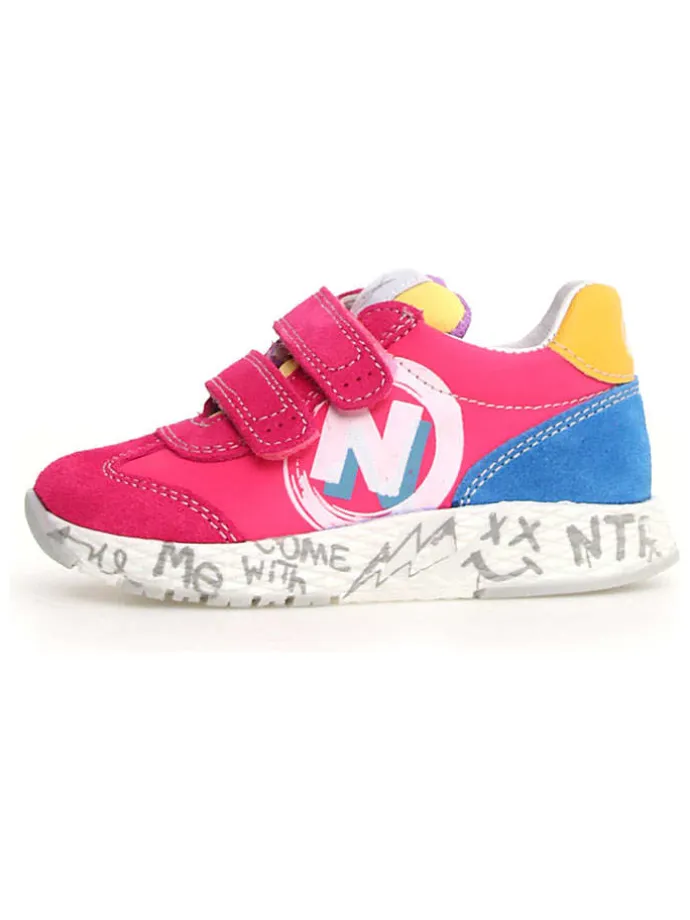 Skórzane sneakersy "Jesko 2" w kolorze różowym