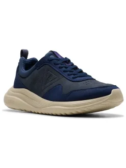 Skórzane sneakersy "Lt360" w kolorze granatowym