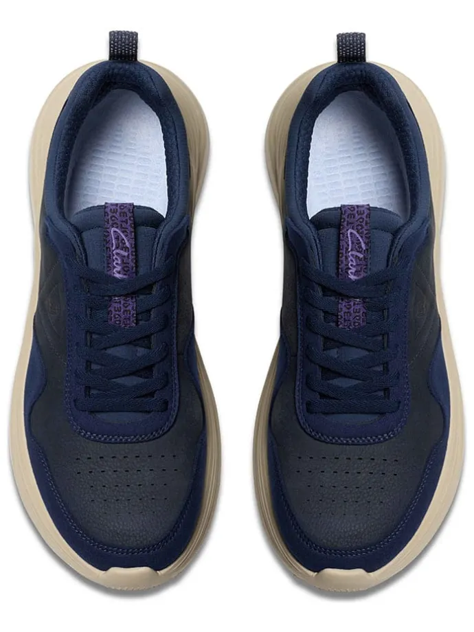 Skórzane sneakersy "Lt360" w kolorze granatowym