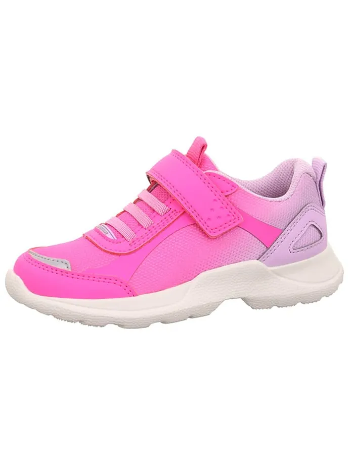 Skórzane sneakersy "Rush" w kolorze różowo-fioletowym