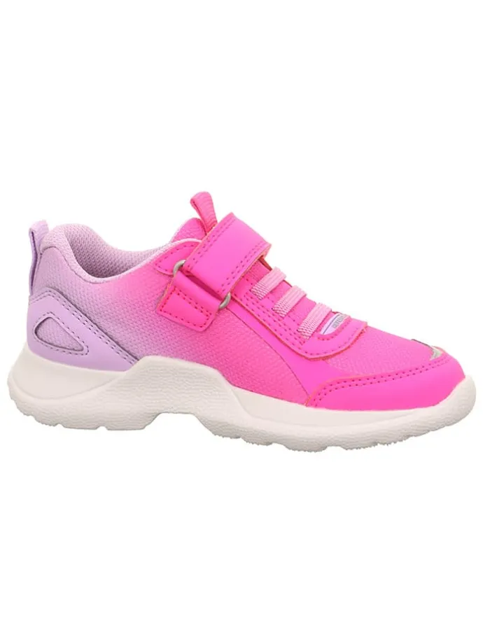 Skórzane sneakersy "Rush" w kolorze różowo-fioletowym