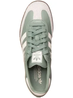Skórzane sneakersy "Samba" w kolorze turkusowym