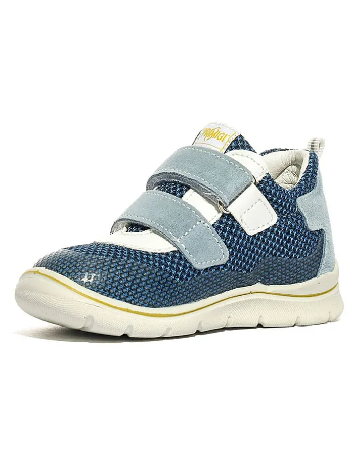 Skórzane sneakersy "Skate" w kolorze niebieskim
