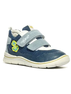 Skórzane sneakersy "Skate" w kolorze niebieskim