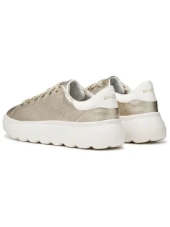Skórzane sneakersy "Spherica EC4.1" w kolorze złotym