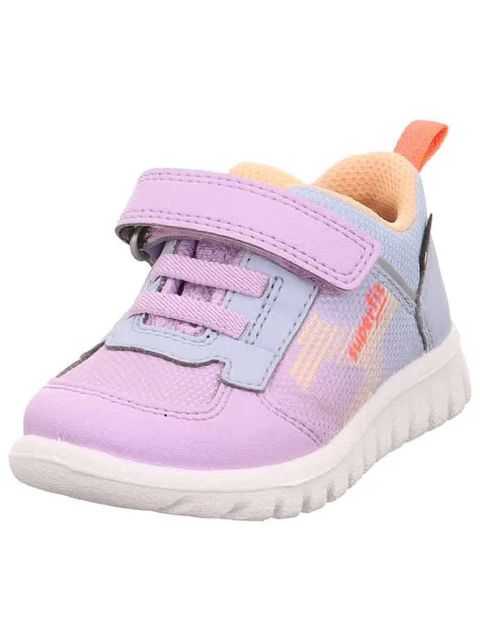 Skórzane sneakersy "Sport 7" w kolorze fioletowo-błękitnym