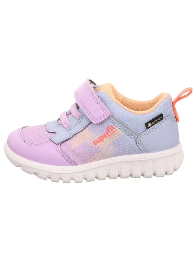 Skórzane sneakersy "Sport 7" w kolorze fioletowo-błękitnym