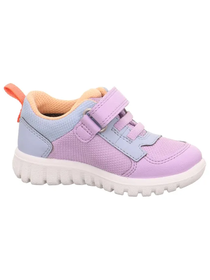 Skórzane sneakersy "Sport 7" w kolorze fioletowo-błękitnym