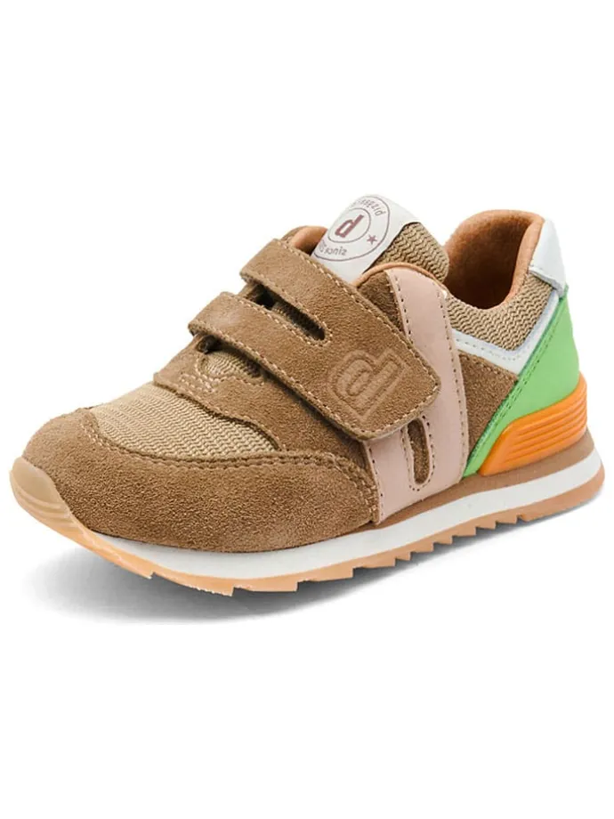 Skórzane sneakersy "Winston" w kolorze jasnobrązowym