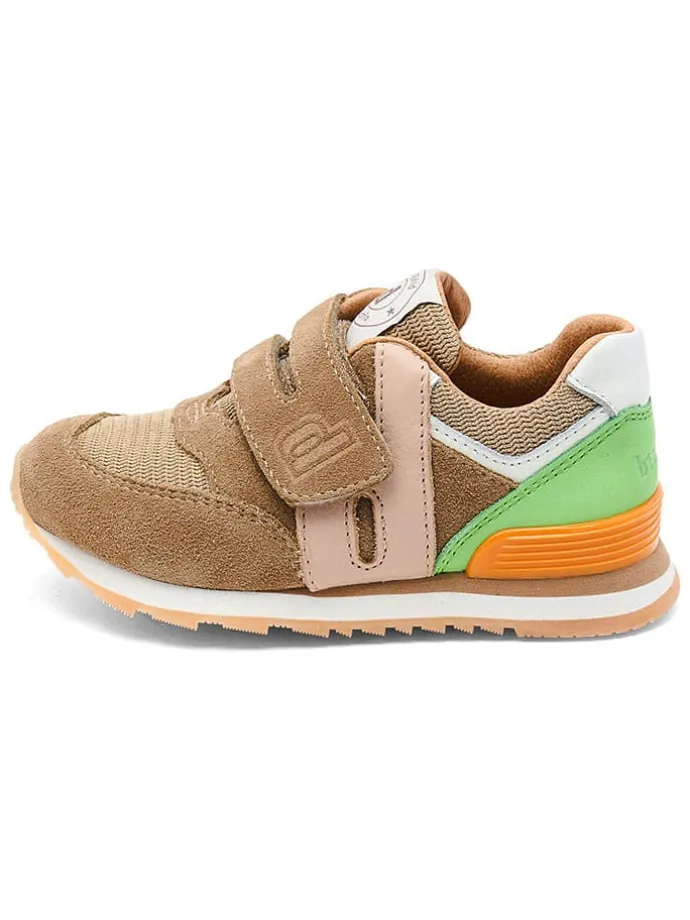 Skórzane sneakersy "Winston" w kolorze jasnobrązowym