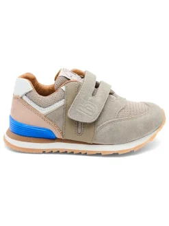Skórzane sneakersy "Winston" w kolorze szarym