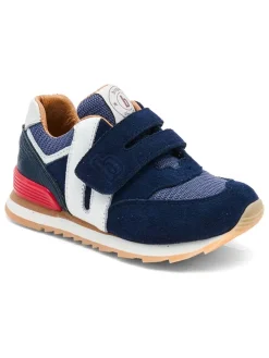 Skórzane sneakersy "Winston" w kolorze granatowym