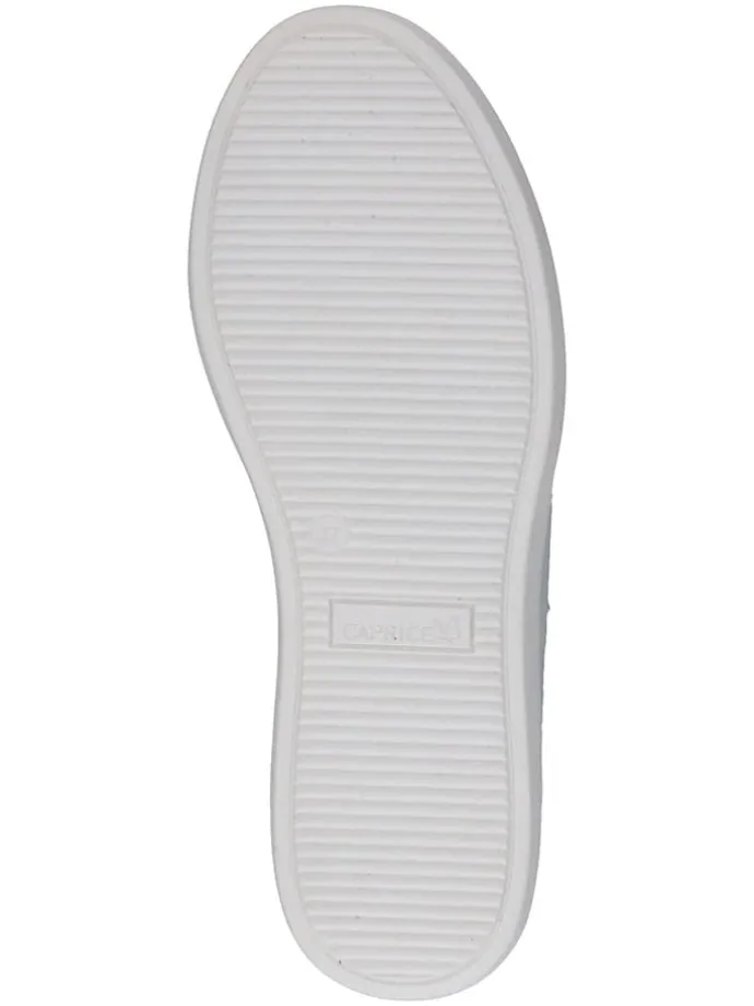 Skórzane sneakersy w kolorze białym