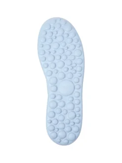 Skórzane sneakersy w kolorze błękitnym