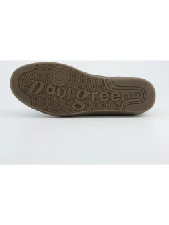 Skórzane sneakersy w kolorze brązowym