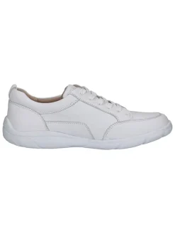 Skórzane sneakersy w kolorze białym