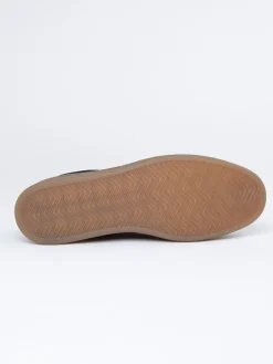 Skórzane sneakersy w kolorze czarnym