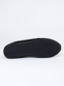 Skórzane sneakersy w kolorze czarnym