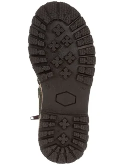 Skórzane sztyblety w kolorze khaki